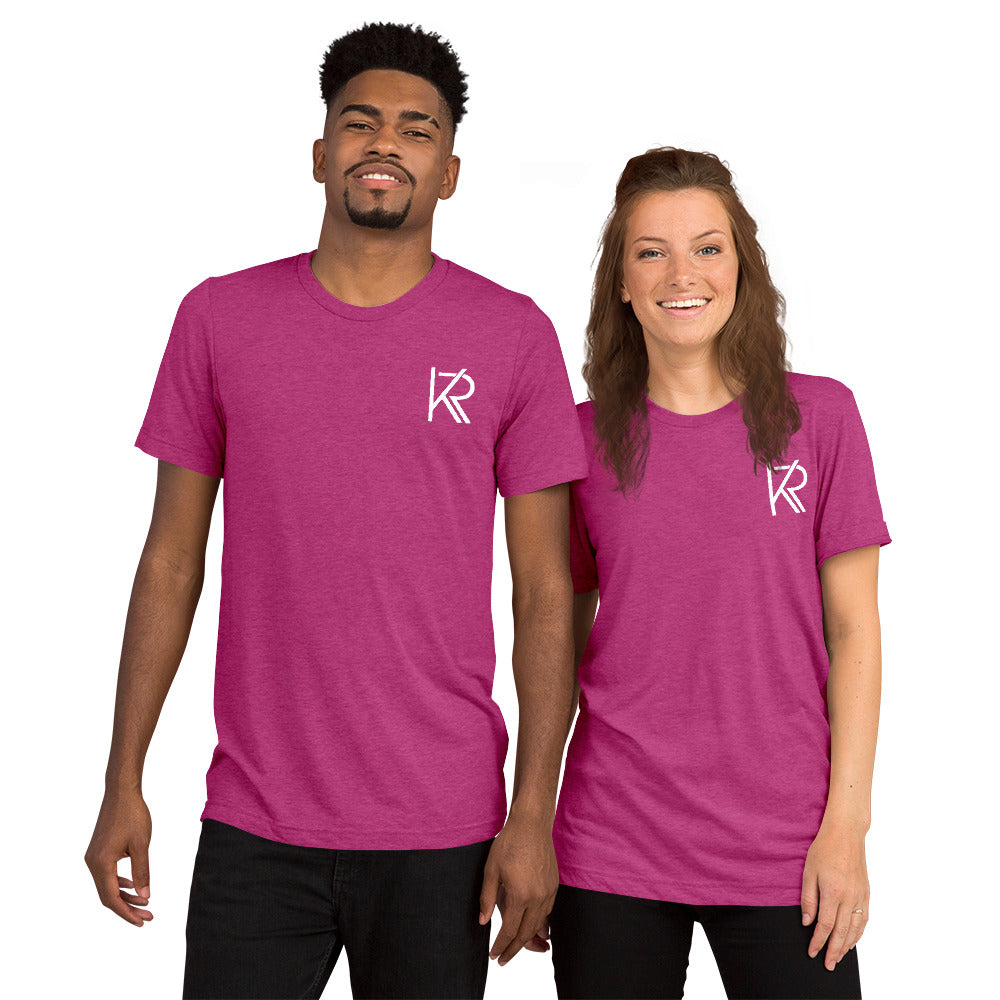 Unisex Tri-Blend Short Sleeve T-Shirt (Front/Back)