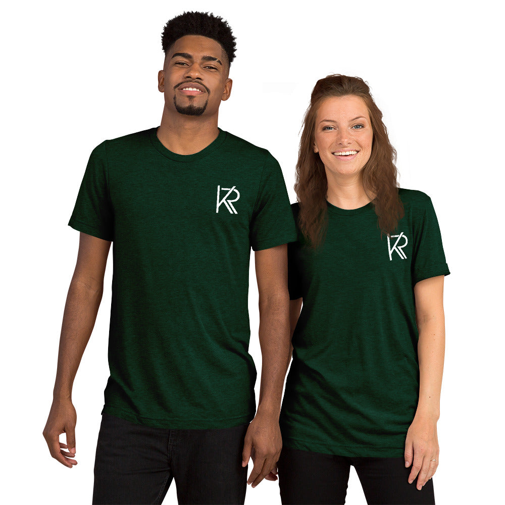Unisex Tri-Blend Short Sleeve T-Shirt (Front/Back)
