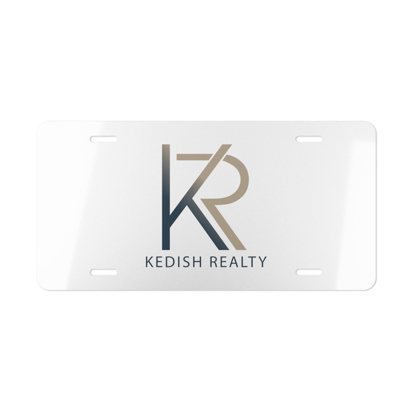 License Plate Cover (White)