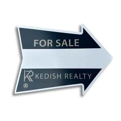 For Sale Pointer Sign with Wire Stake (2-Sided)