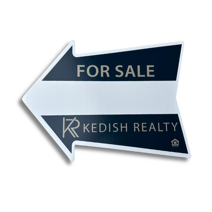 For Sale Pointer Sign with Wire Stake (2-Sided)